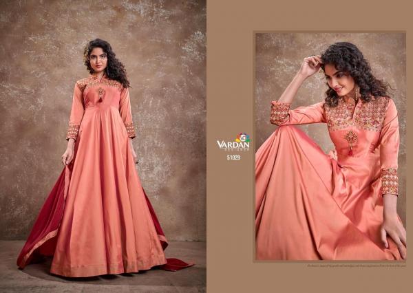 Vardan Apsara 2 Designer Silk Gown With Dupatta Collection 